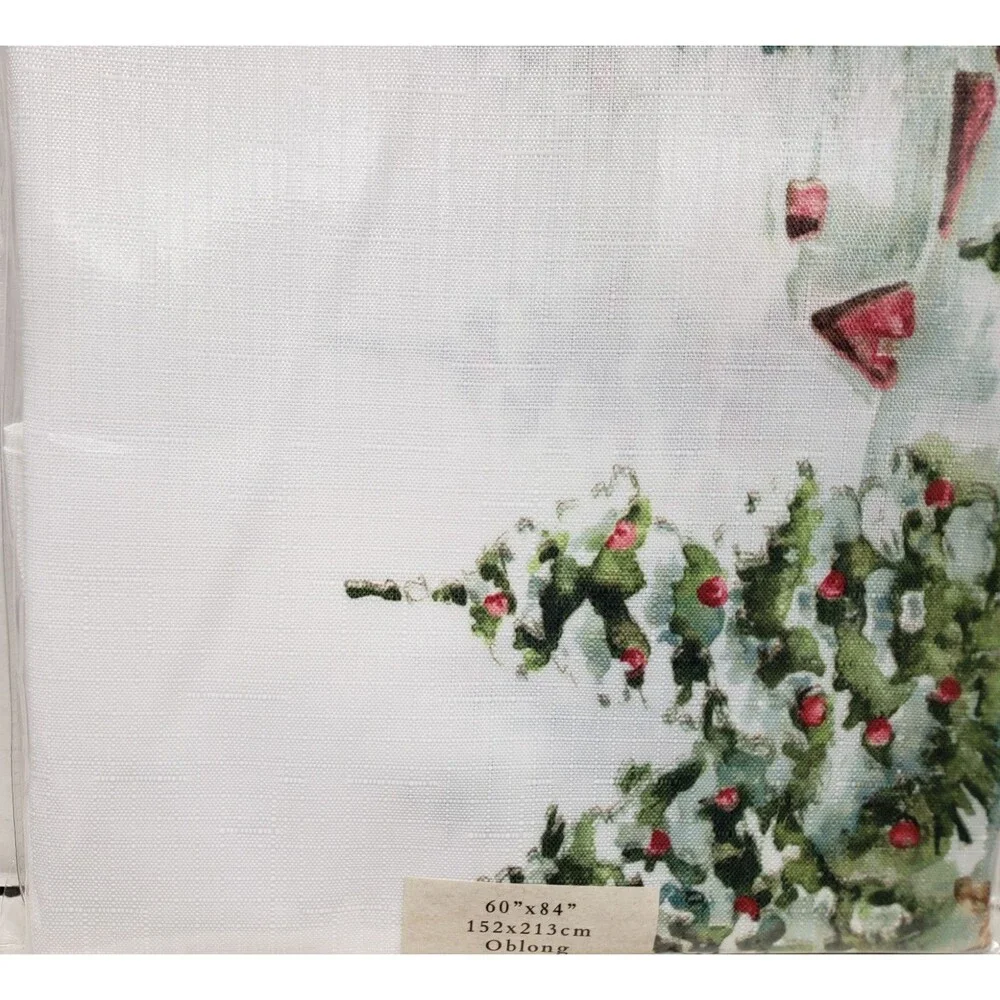 Printed Fabric Tablecloth 60